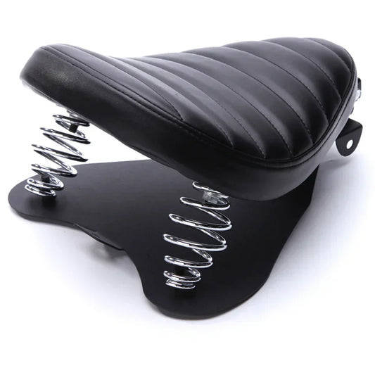 Leather Bobber Motorcycle Seat Comfort Saddle for Cruiser Bikes