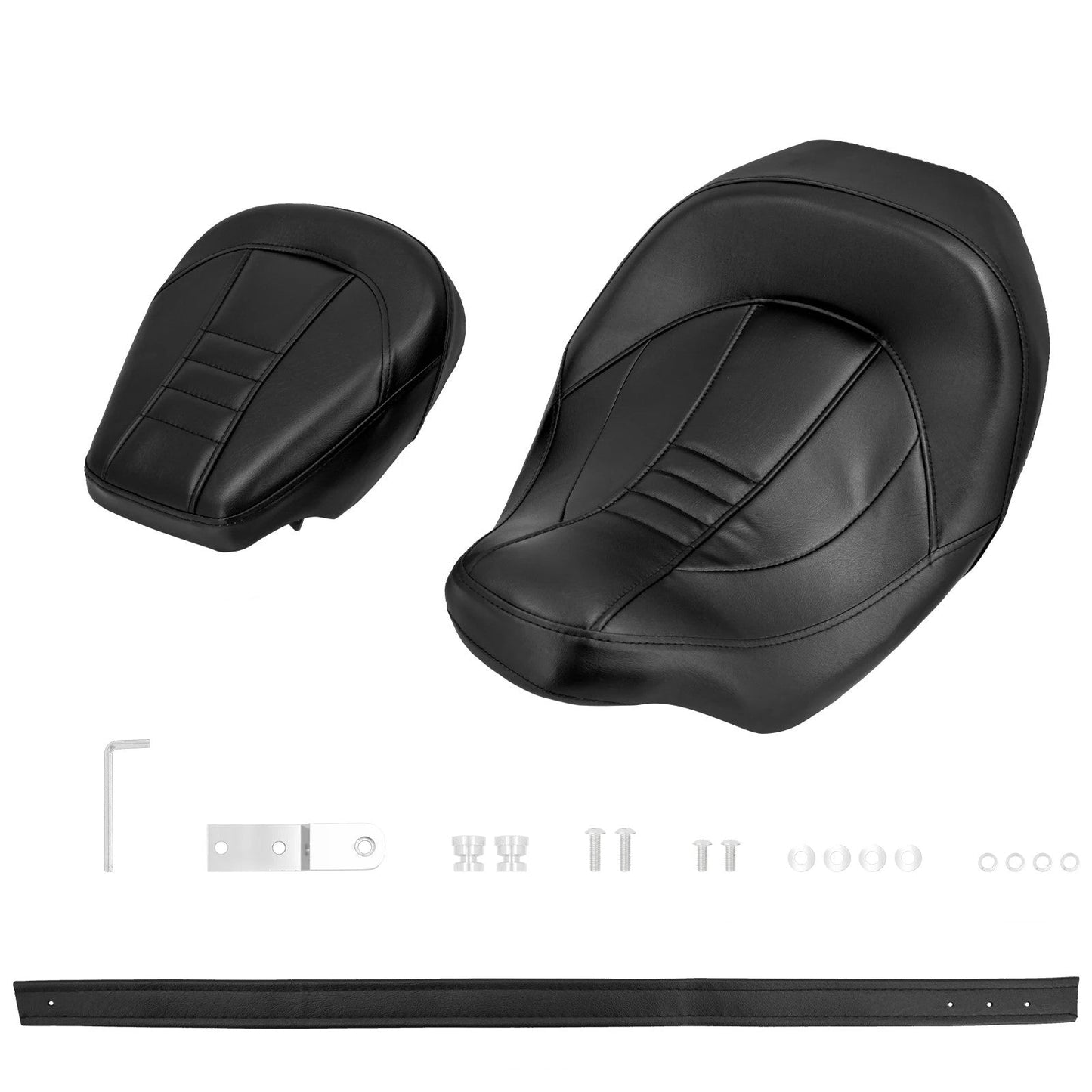 Comfortable Dual Seat Motorcycle Saddle