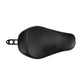 Black Leather Motorcycle Seat