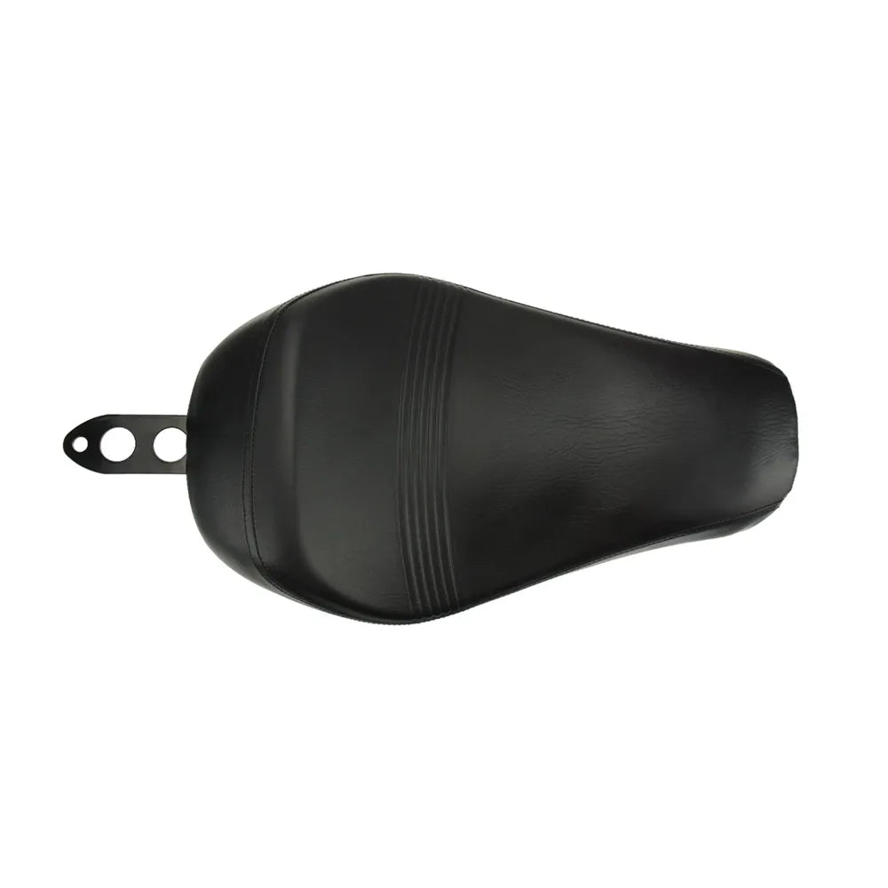 Black Leather Motorcycle Seat