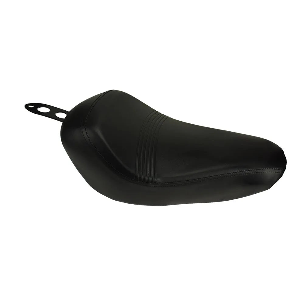 Black Leather Motorcycle Seat