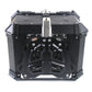 Universal 55L Black Aluminum Motorcycle Top Case Storage Box