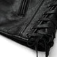 Mens Black Leather Biker Jacket Perfecto Style