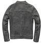 Mens Biker Jacket El Diablo Motorcycle Leather Style