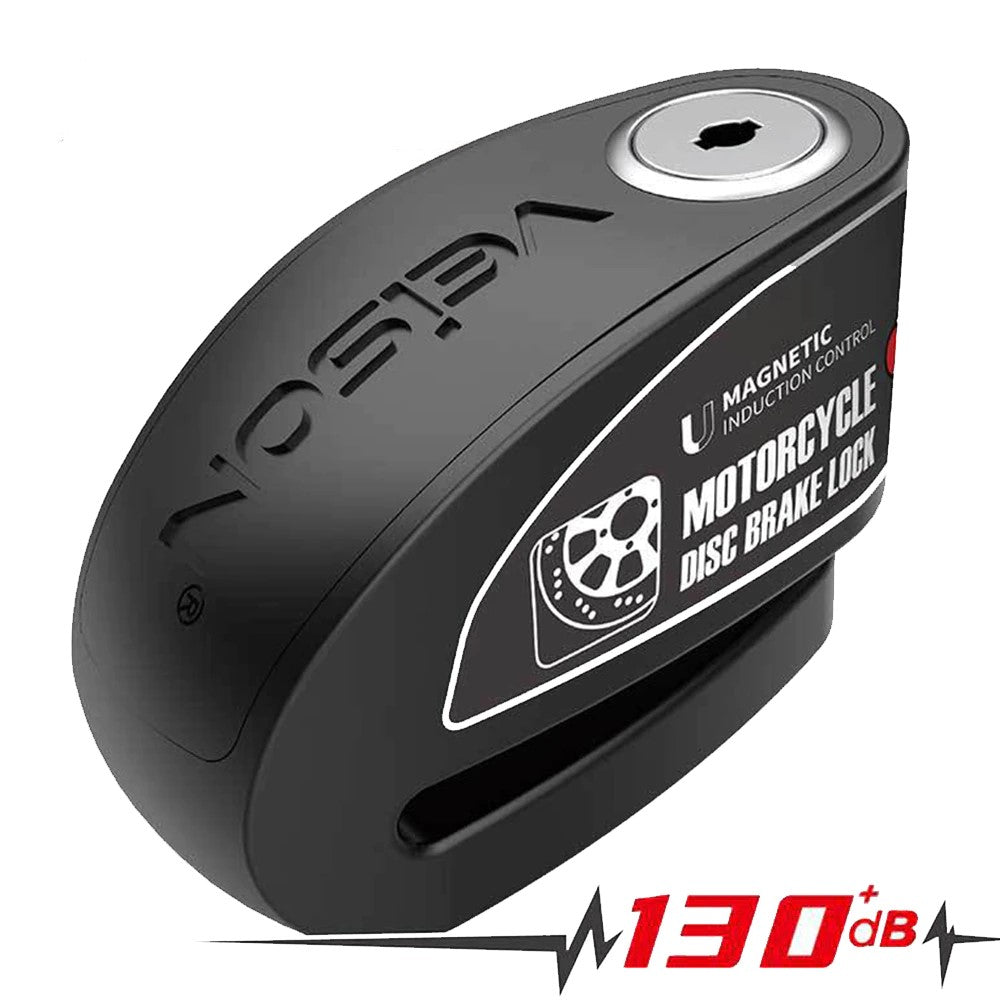 Motorcycle Lock with Alarm Security Anti Theft Device for Bikes