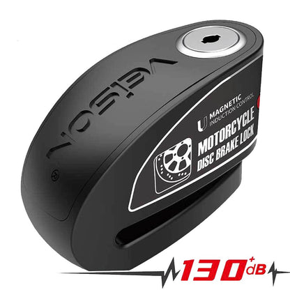 Motorcycle Lock with Alarm Security Anti Theft Device for Bikes