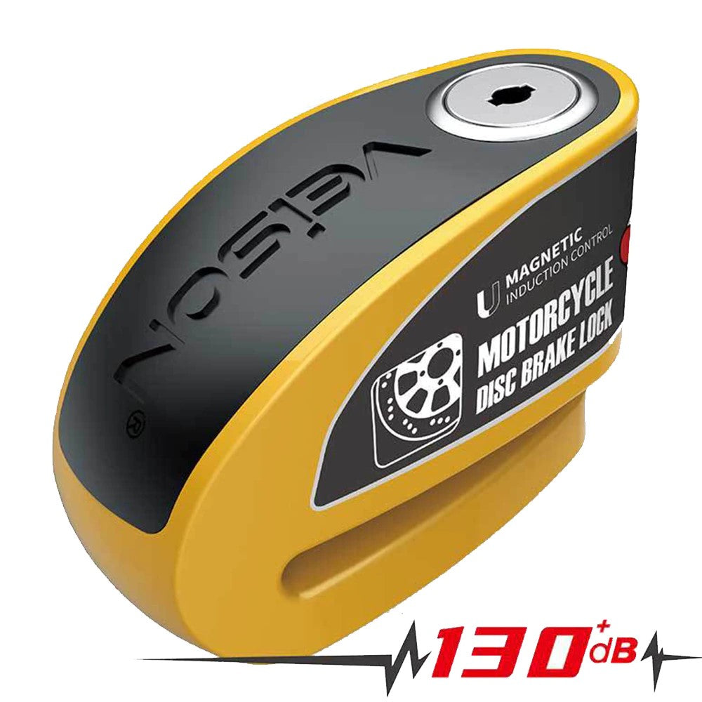 Motorcycle Lock with Alarm Security Anti Theft Device for Bikes