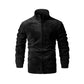 Mens Suede Leather Biker Jacket Slim Fit Motorcycle Coat