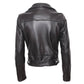 Womens Biker Jacket Mapple Genuine Leather Motorcycle Coat