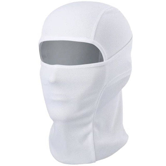 White Motorcycle Balaclava Windproof Helmet Mask