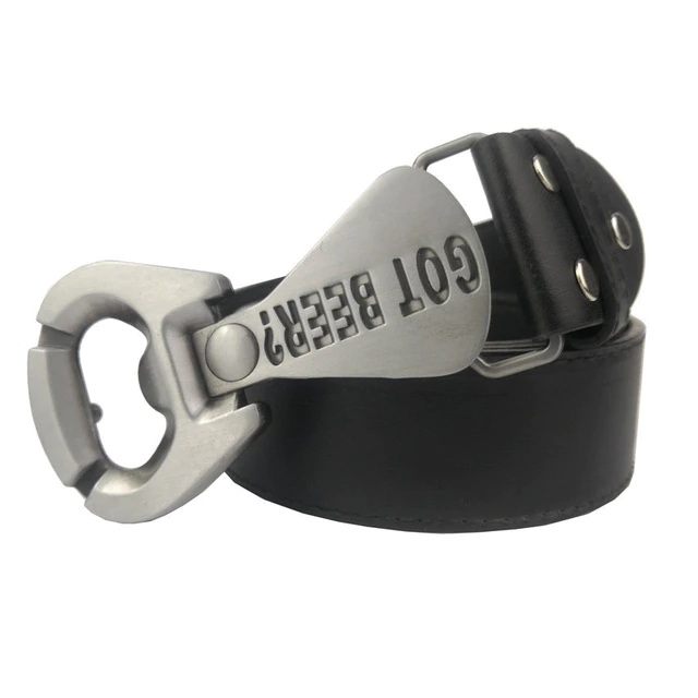 Biker Belt Got Beer Novelty Casual Leather Mens Gift