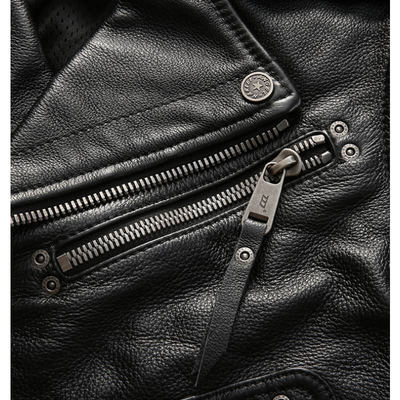Mens Biker Leather Vest Harley Angel Road Motorcycle Jacket