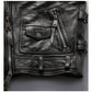 Mens Biker Leather Vest Harley Angel Road Motorcycle Jacket