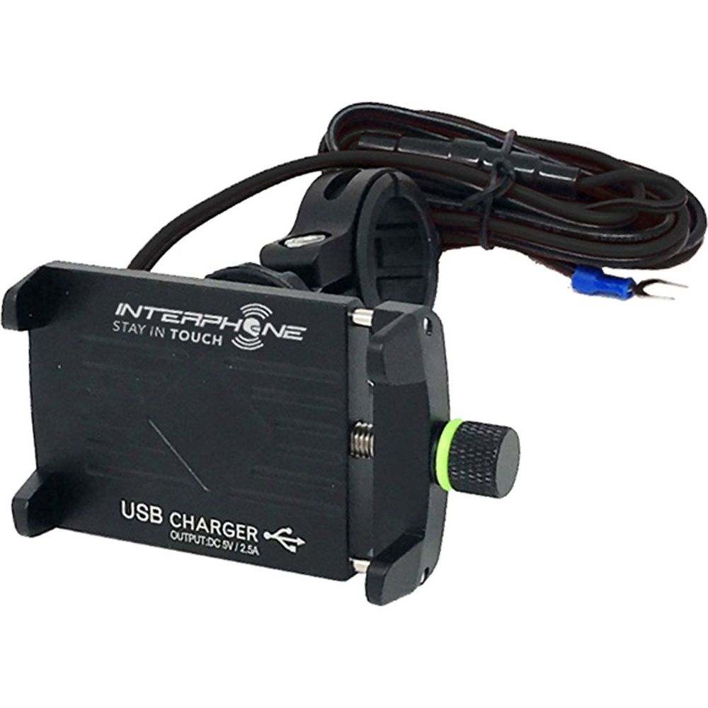 Aluminum Intercom with USB Black