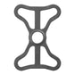 Universal Smartphone Handlebar Mount for Round Bars - Black