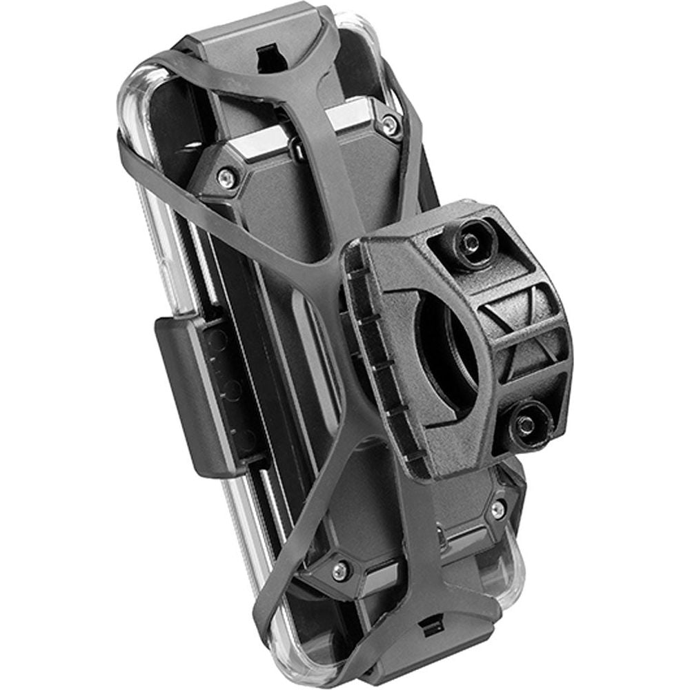 Universal Smartphone Handlebar Mount for Round Bars - Black