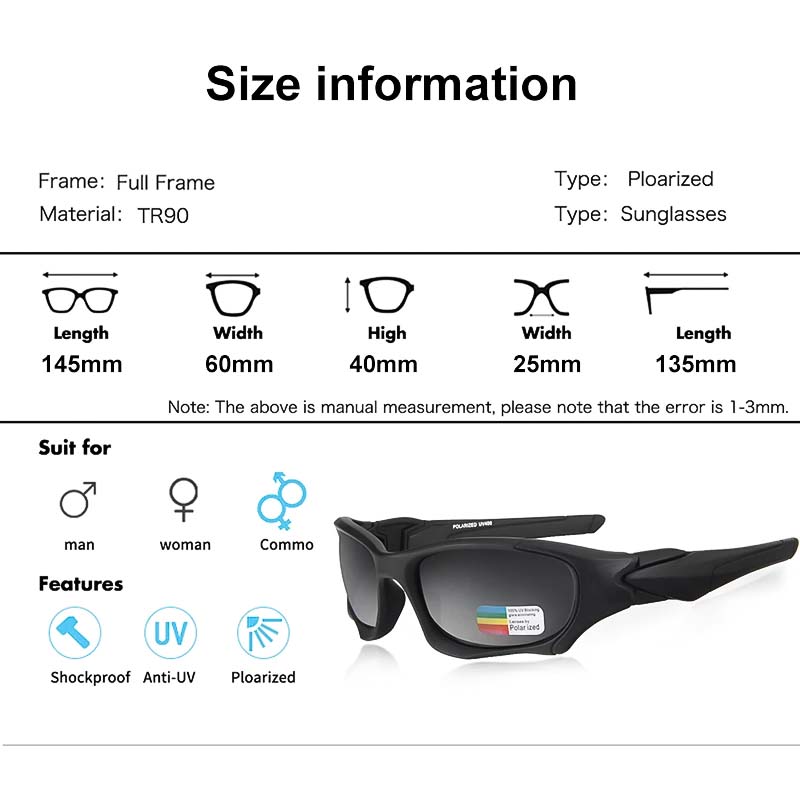 Adventure Pro Polarized Motorcycle Riding Sunglasses