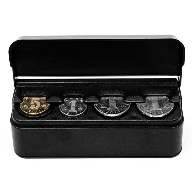 Car Coin Organizer Holder Tray for Vehicle Dashboard Storage
