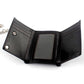Fast Motorcycle Wallet Mens Biker Leather Wallet with Chain