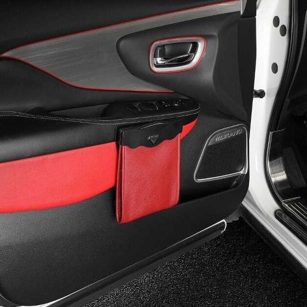 Removable Car Trash Can Small Portable Vehicle Garbage Bin