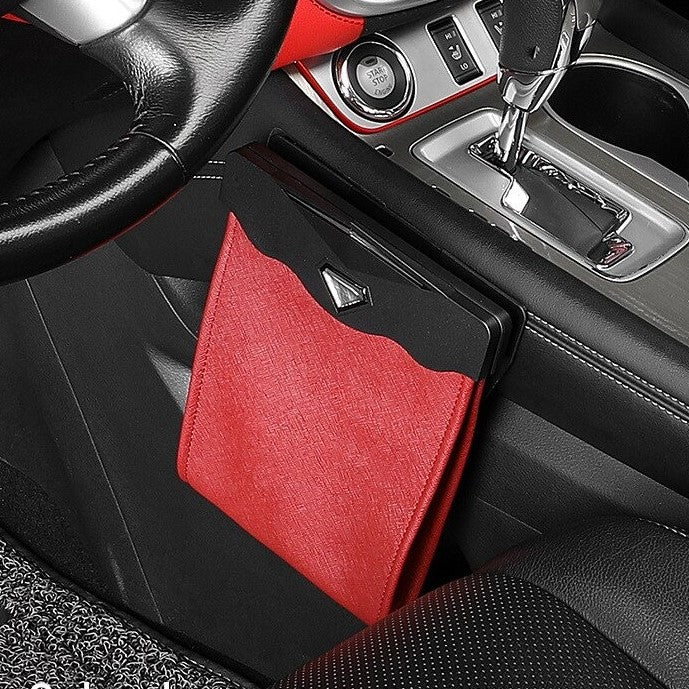 Removable Car Trash Can Small Portable Vehicle Garbage Bin
