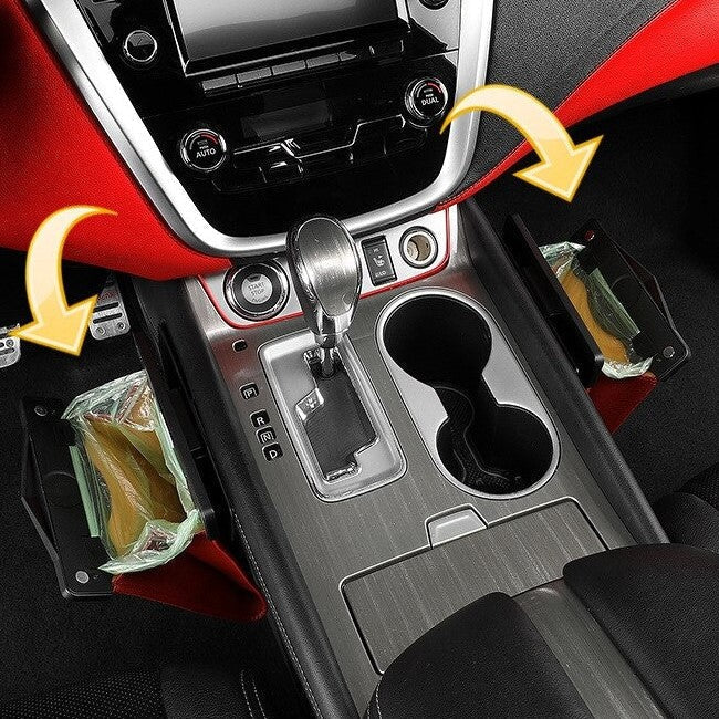 Removable Car Trash Can Small Portable Vehicle Garbage Bin