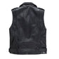 Womens Faux Leather Vest Stylish Sleeveless Jacket Outerwear