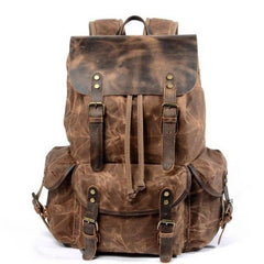 Vintage Motorcycle Backpack