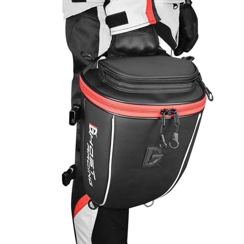 3in1 Rear Seat Motorcycle Bag Saddlebag Storage Travel Gear