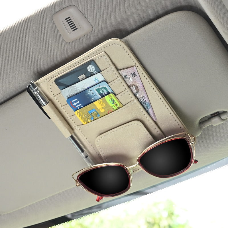 Car Sun Visor Organizer Storage Holder for Accessories and Documents