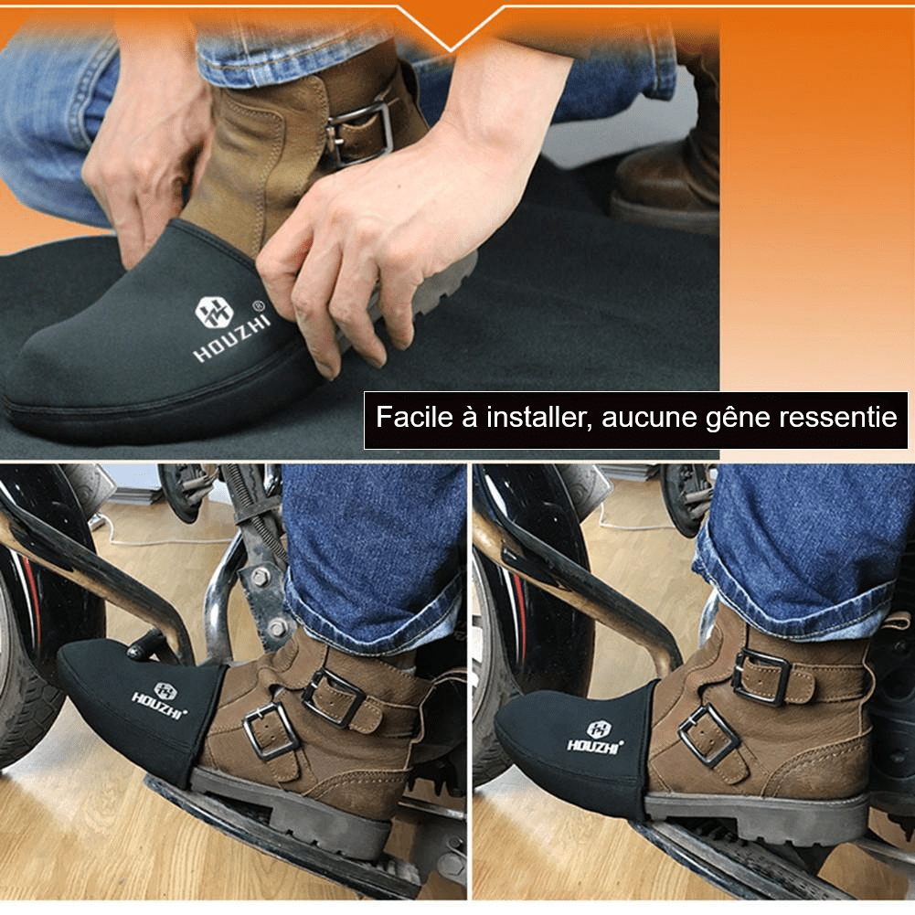 Motorcycle Boot Covers houzhi Waterproof Dustproof Shoe Protectors for Riding