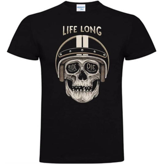 Motorcycle Rider T-Shirt Life Long Collection