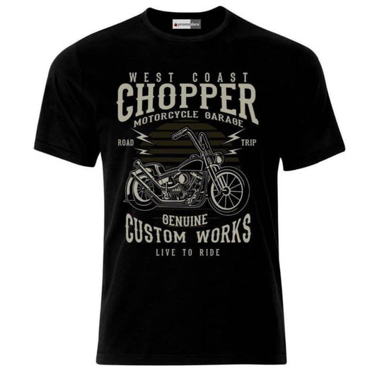 West Coast Chopper Motorcycle T Shirt Custom Biker Tee