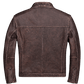 Mens Biker Jacket El Diablo Motorcycle Leather Style