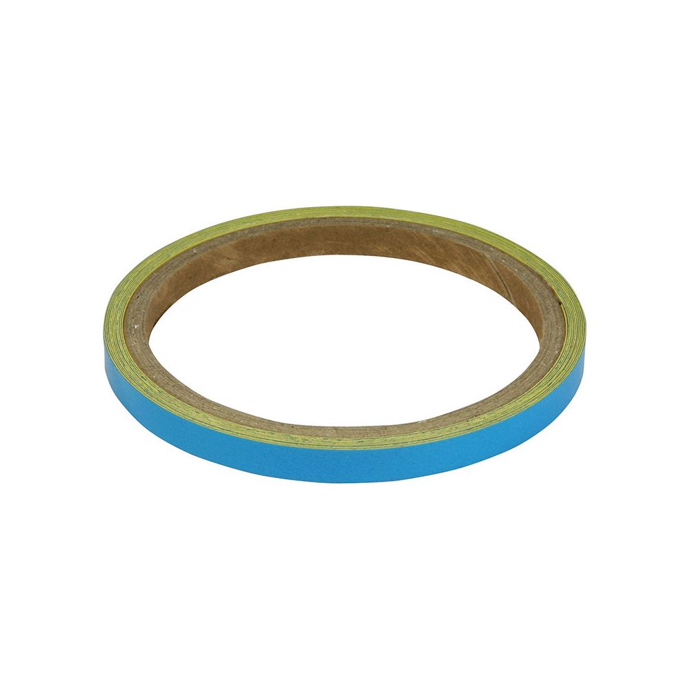 Light Blue Reflective Wheel Strips for Bikes Durable Safety Tape for Bicycle Tires